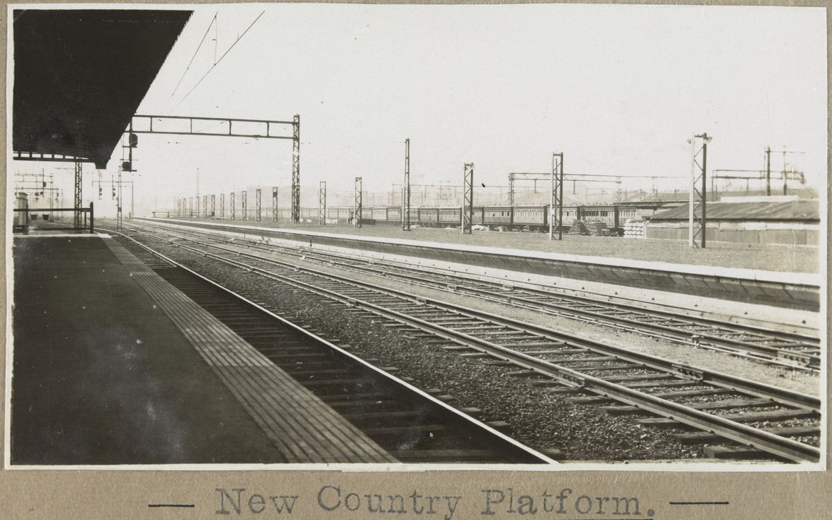 New Country Platform at Spencer Street Station, Melbourne City (1915)