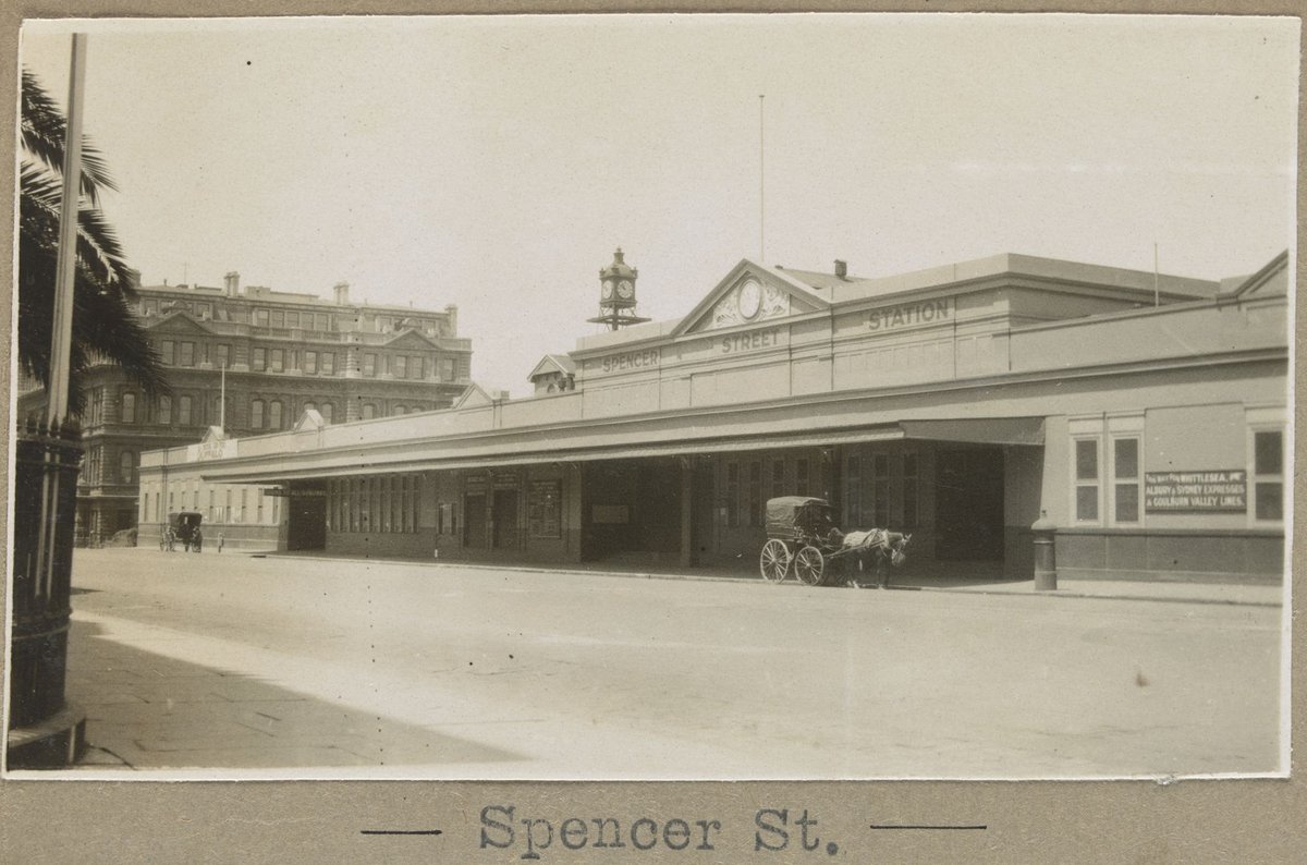 Spencer St, Melbourne City (c. 1915)