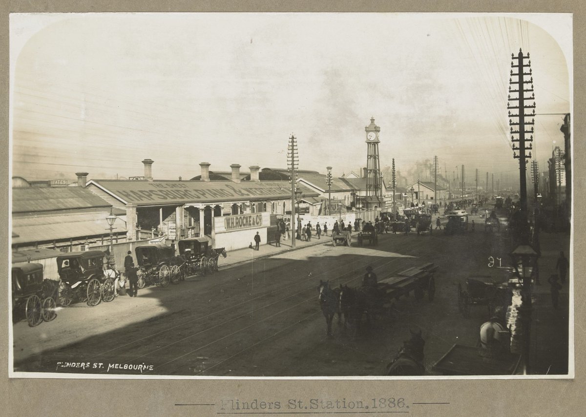 Flinders St.Station.1886, Melbourne City