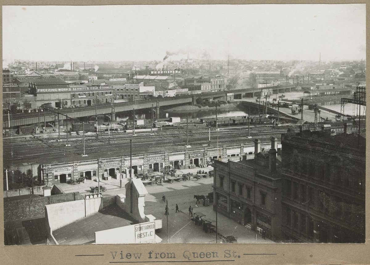 View from Queen St, Melbourne City (1905–28)