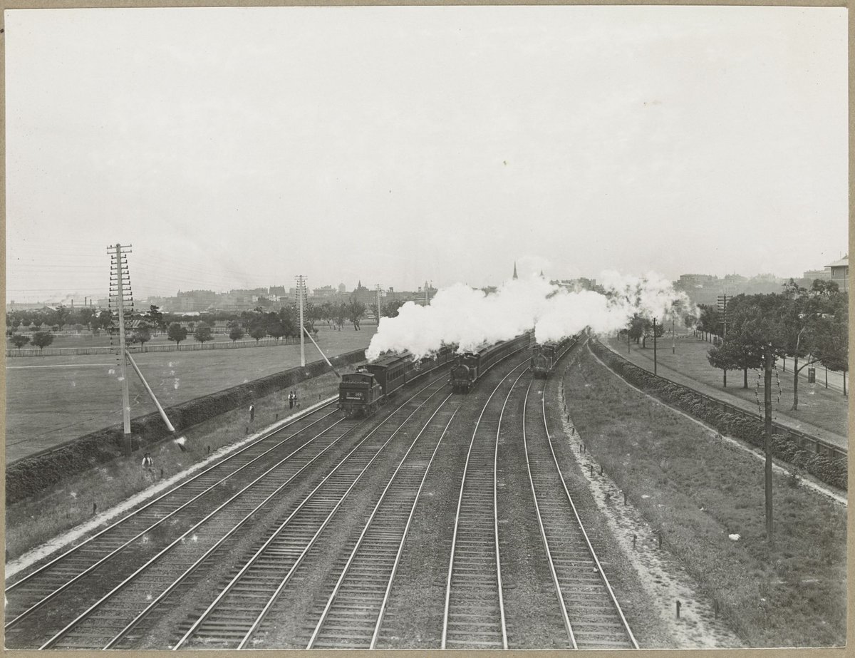 Approaching Richmond before electrification (1908)
