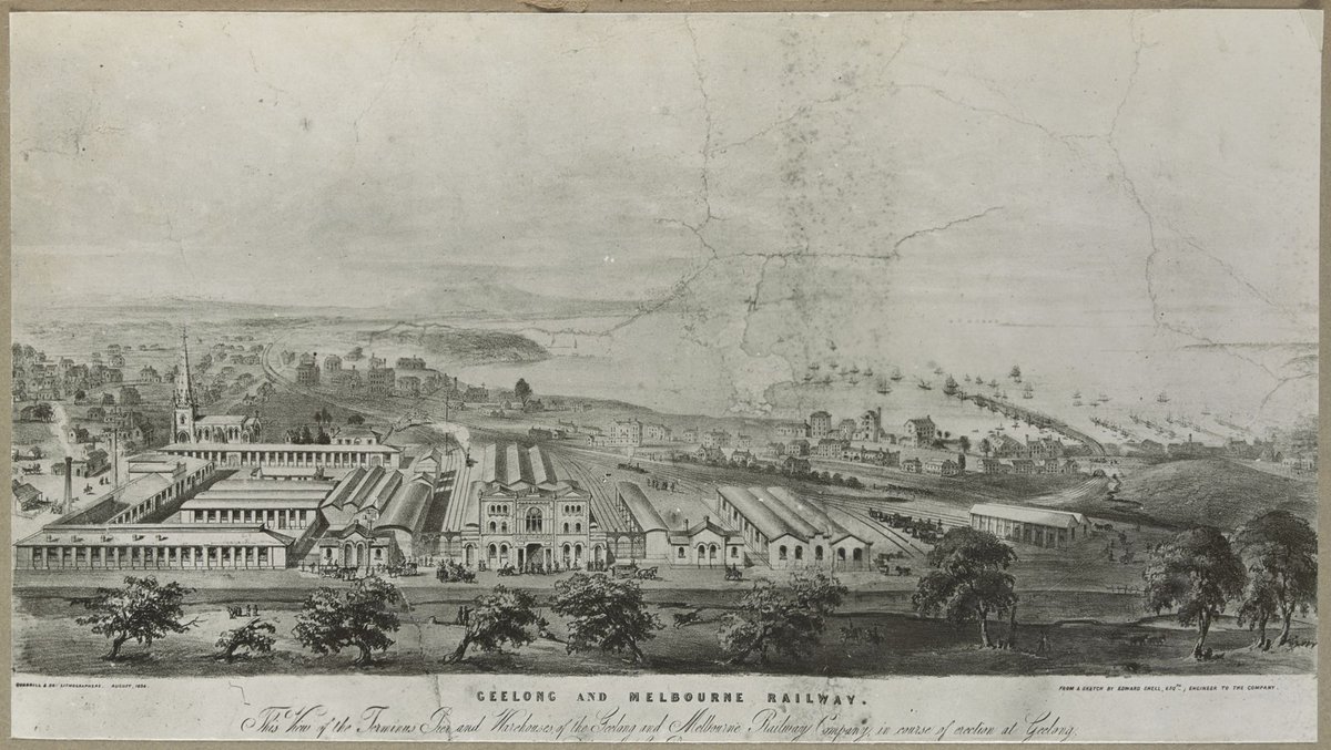 GEELONG AND MELBOURNE RAILWAY (1854)