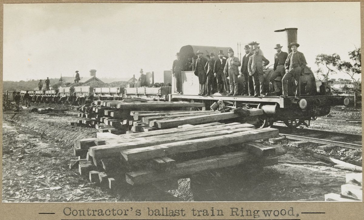 Contractor's ballast train Ringwood (1905–28)