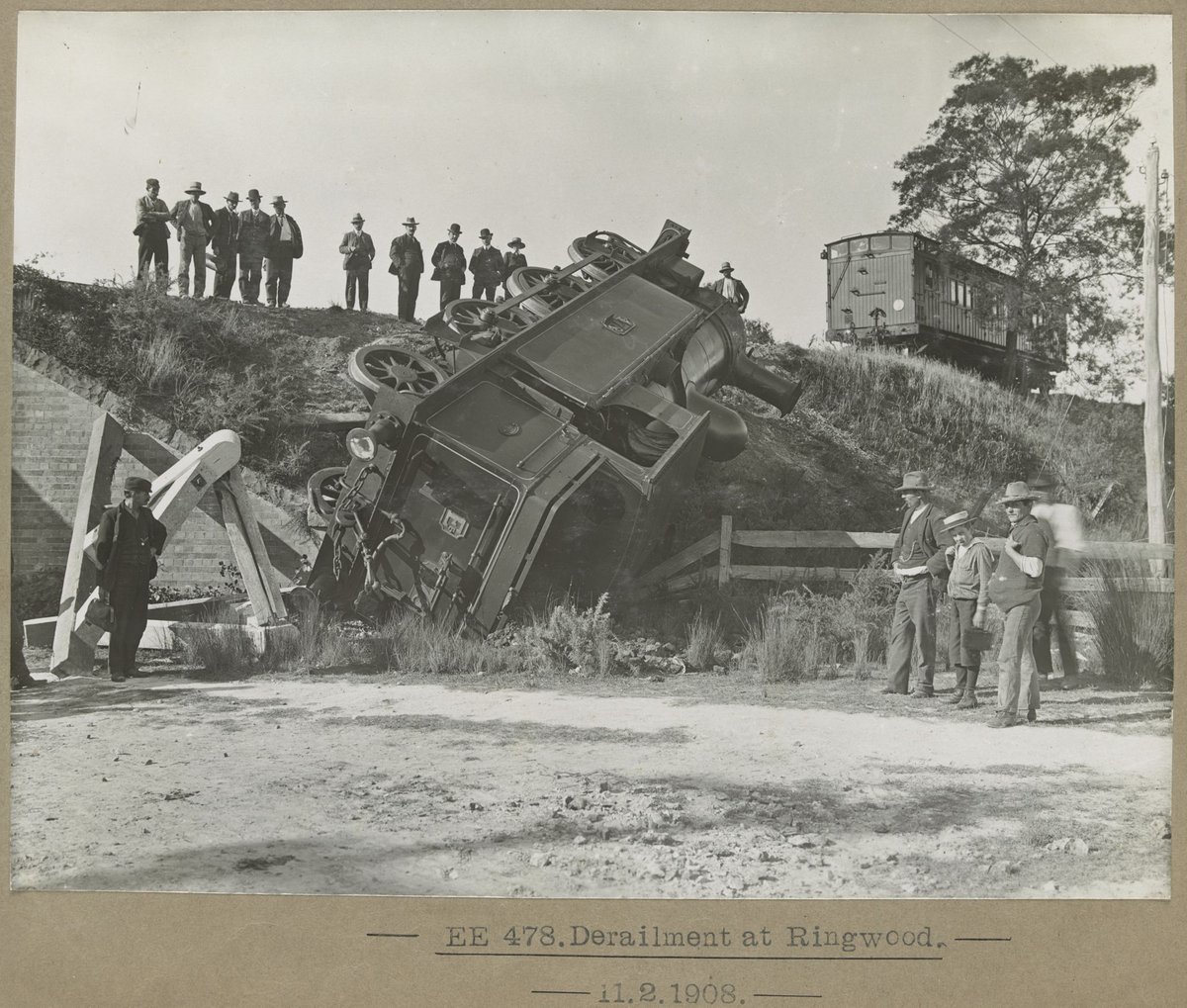 EE 478. Derailment at Ringwood (1908)