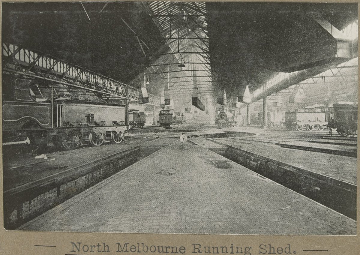 North Melbourne Running Shed. [Interior.] (1905–28)