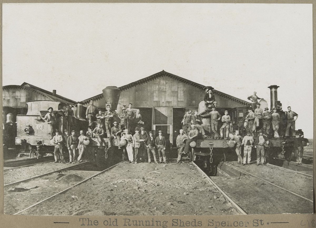 The old Running Sheds Spencer St, Melbourne City (1905–28)