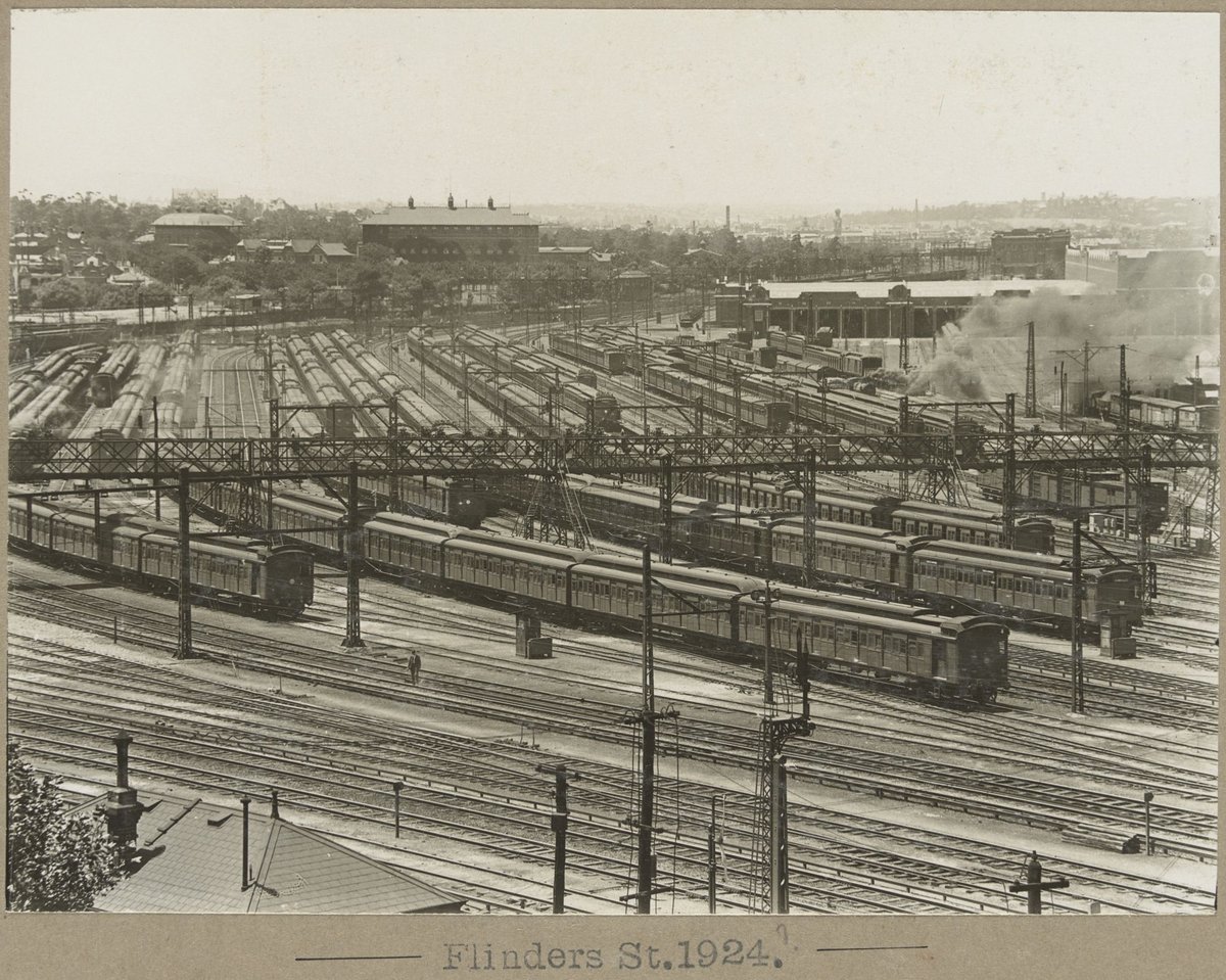 Flinders St. [Yards.], Melbourne City (1924)