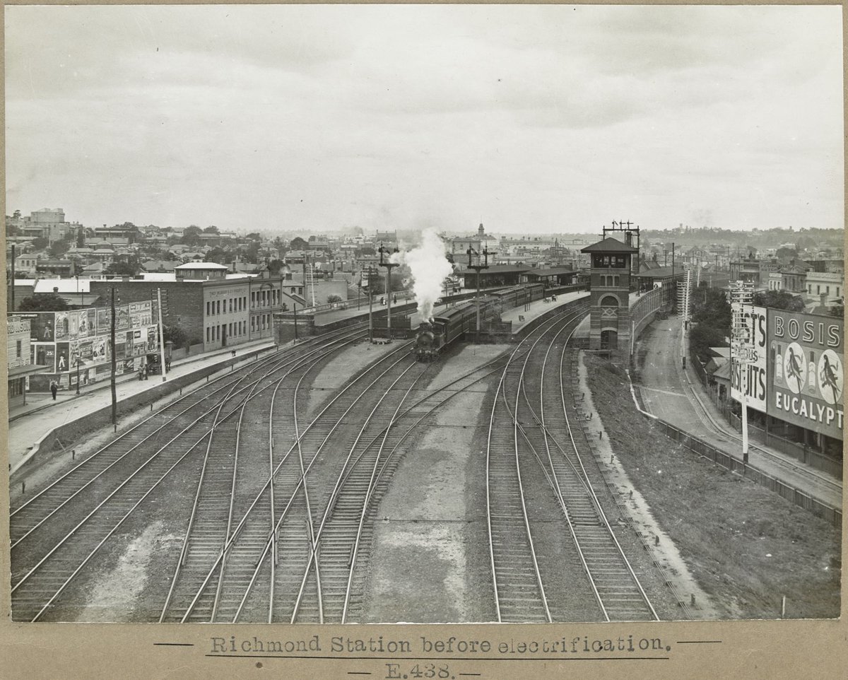 Richmond Station before electrification. E.438 (1905–28)