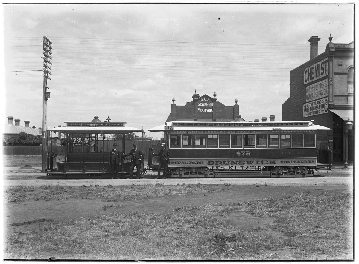Tram, Brunswick, Victoria (1905–14)