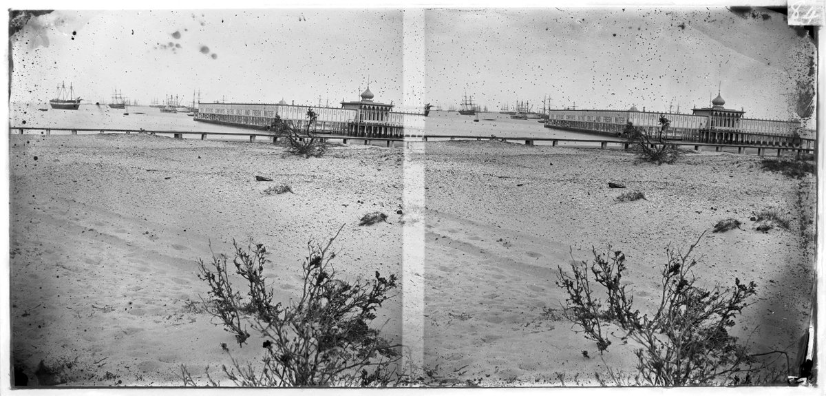 View at Sandridge, Hobson's Bay, Port Melbourne (1860?)