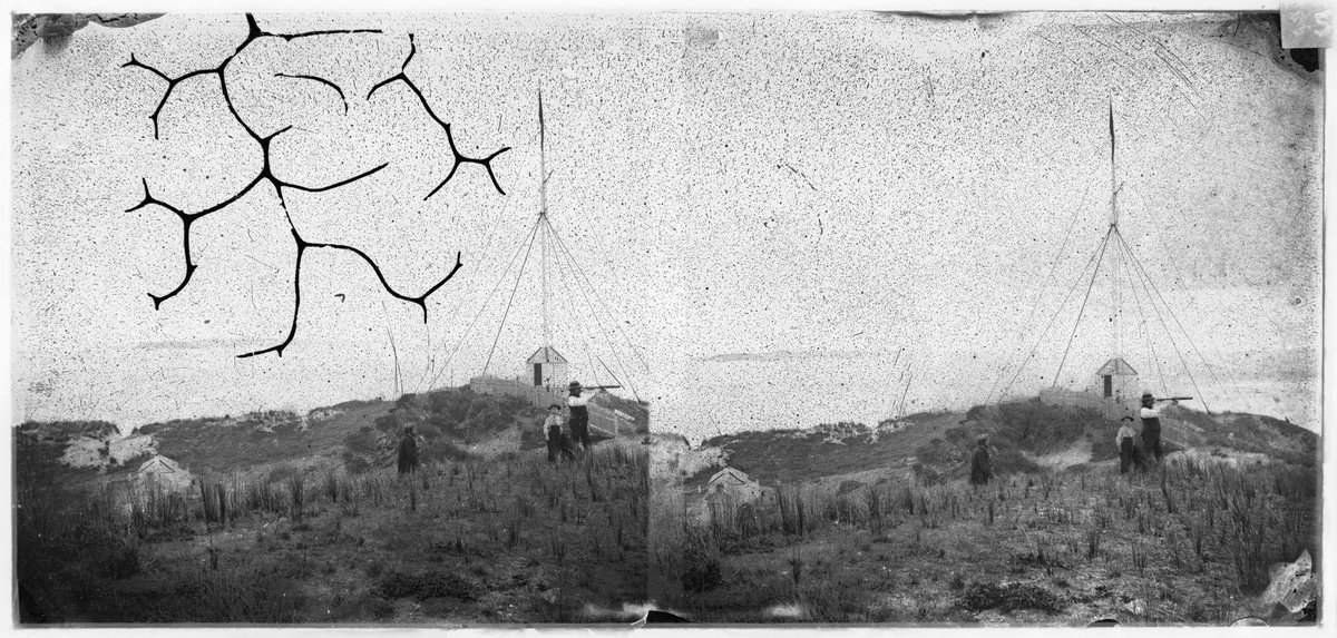 View of Port Phillip Heads, Port Phillip Bay (1860?)