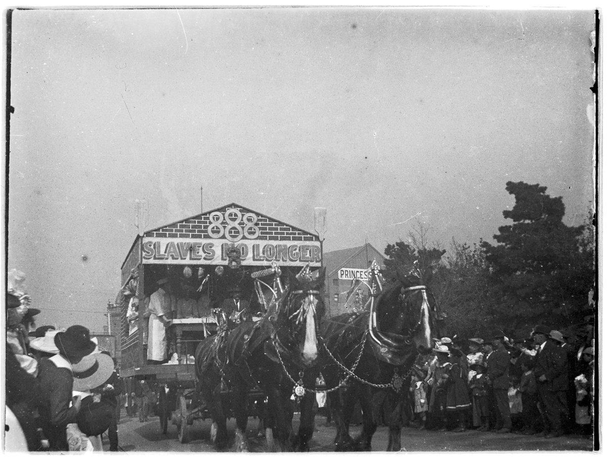 Eight Hour Day Procession, Spring Street, Melbourne, Melbourne City (1890–1910)