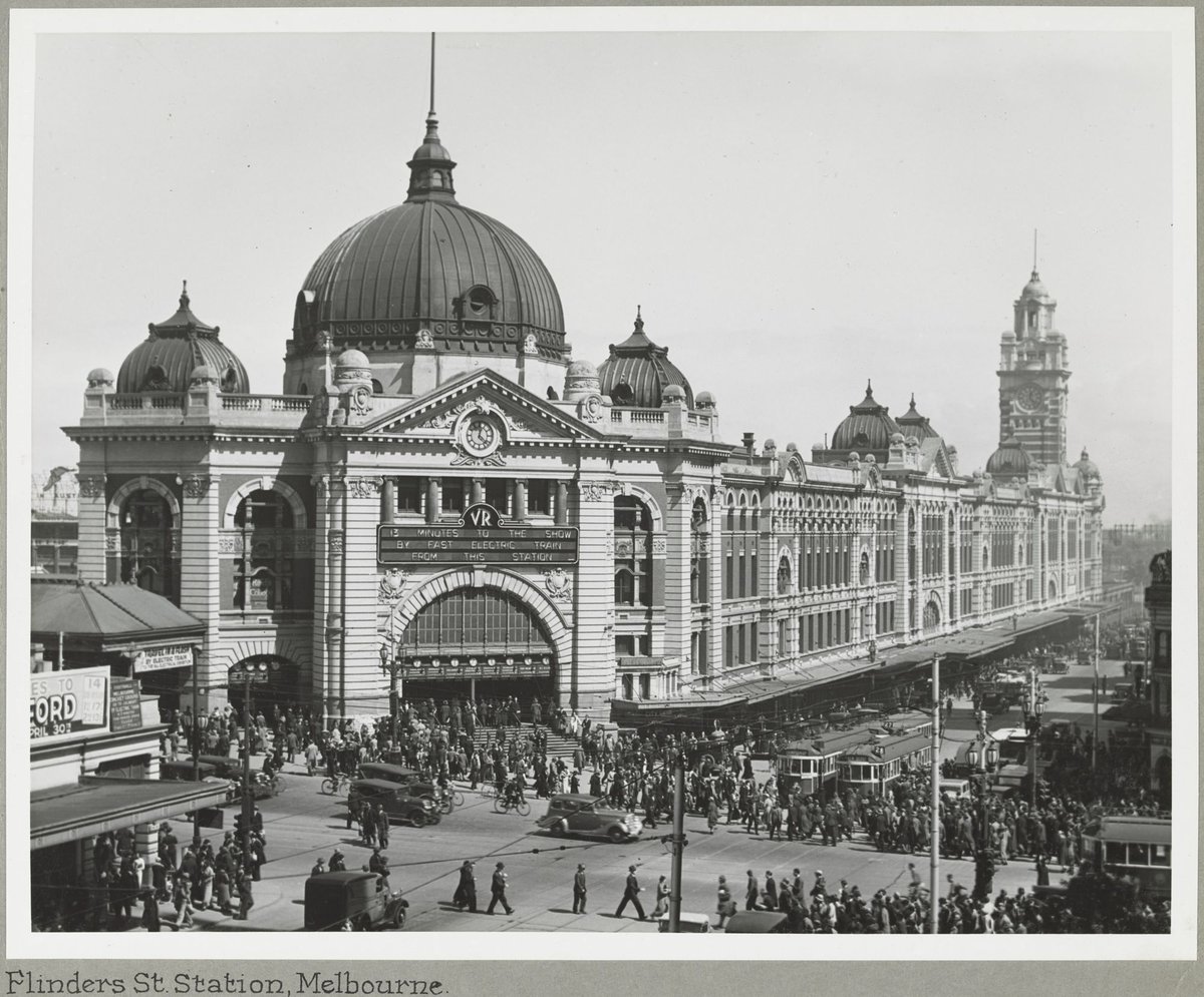 Flinders St. Station, Melbourne, Melbourne City (1925–35)
