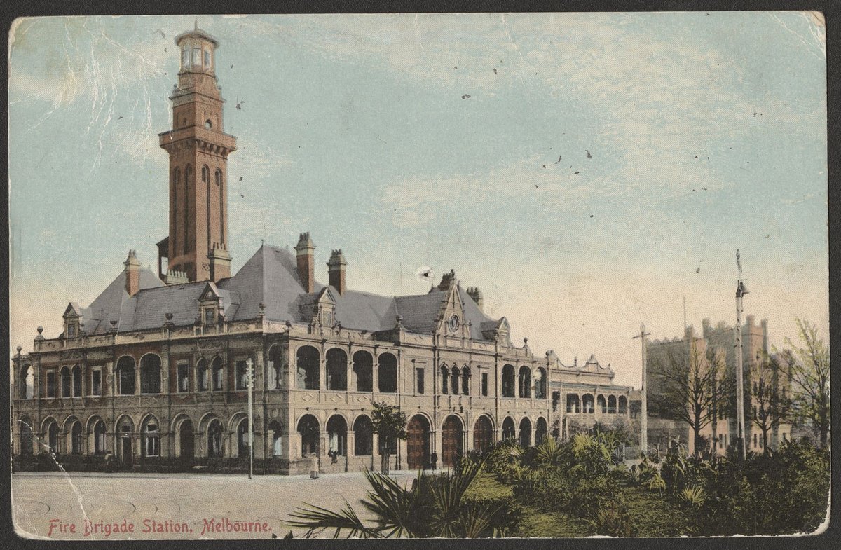Fire Brigade Station, Melbourne (c. 1914)