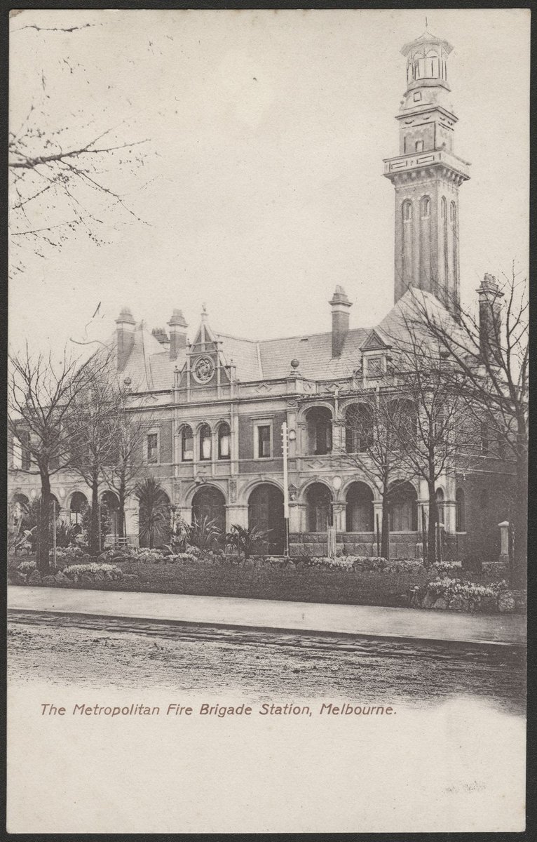 The Metropolitan Fire Brigade Station, Melbourne (1906?)