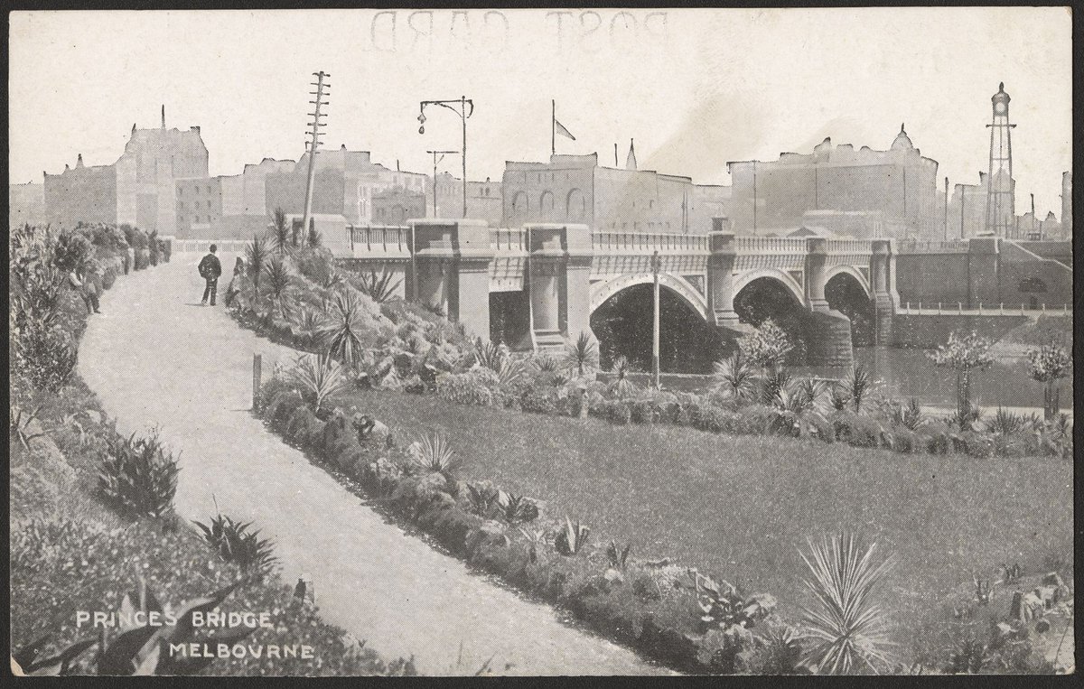 PRINCES BRIDGE MELBOURNE, Melbourne City (c. 1900)