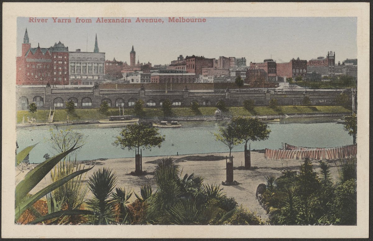River Yarra from Alexandra Avenue, Melbourne, Melbourne City (1900–99)