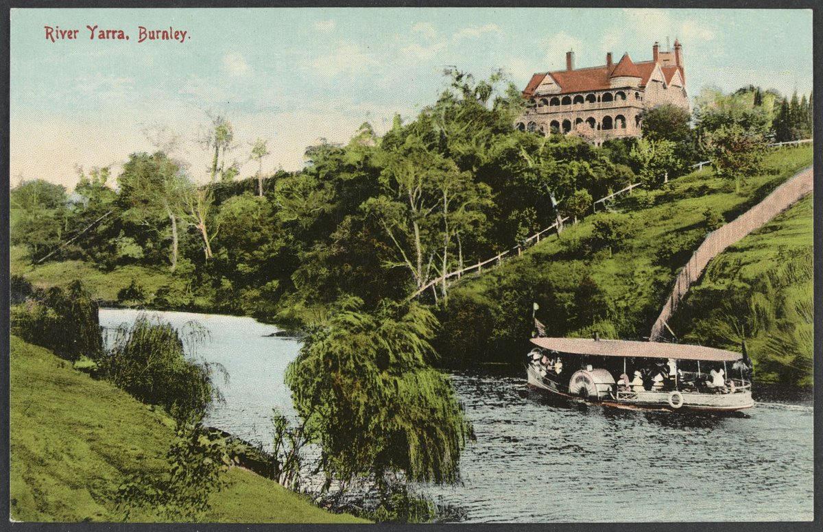 River Yarra, Burnley (1907?)