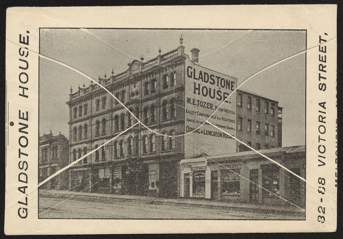 GLADSTONE HOUSE, 32-88 VICTORIA STREET, MELBOURNE, VICTORIA (c. 1907)