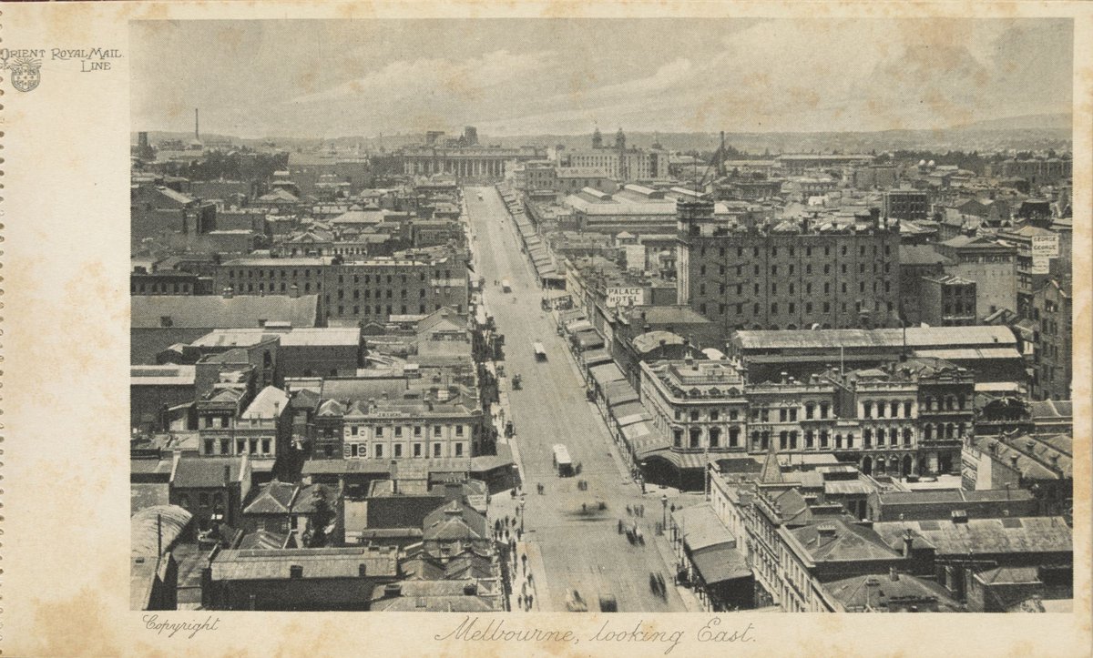 Melbourne, looking East (1902–10)