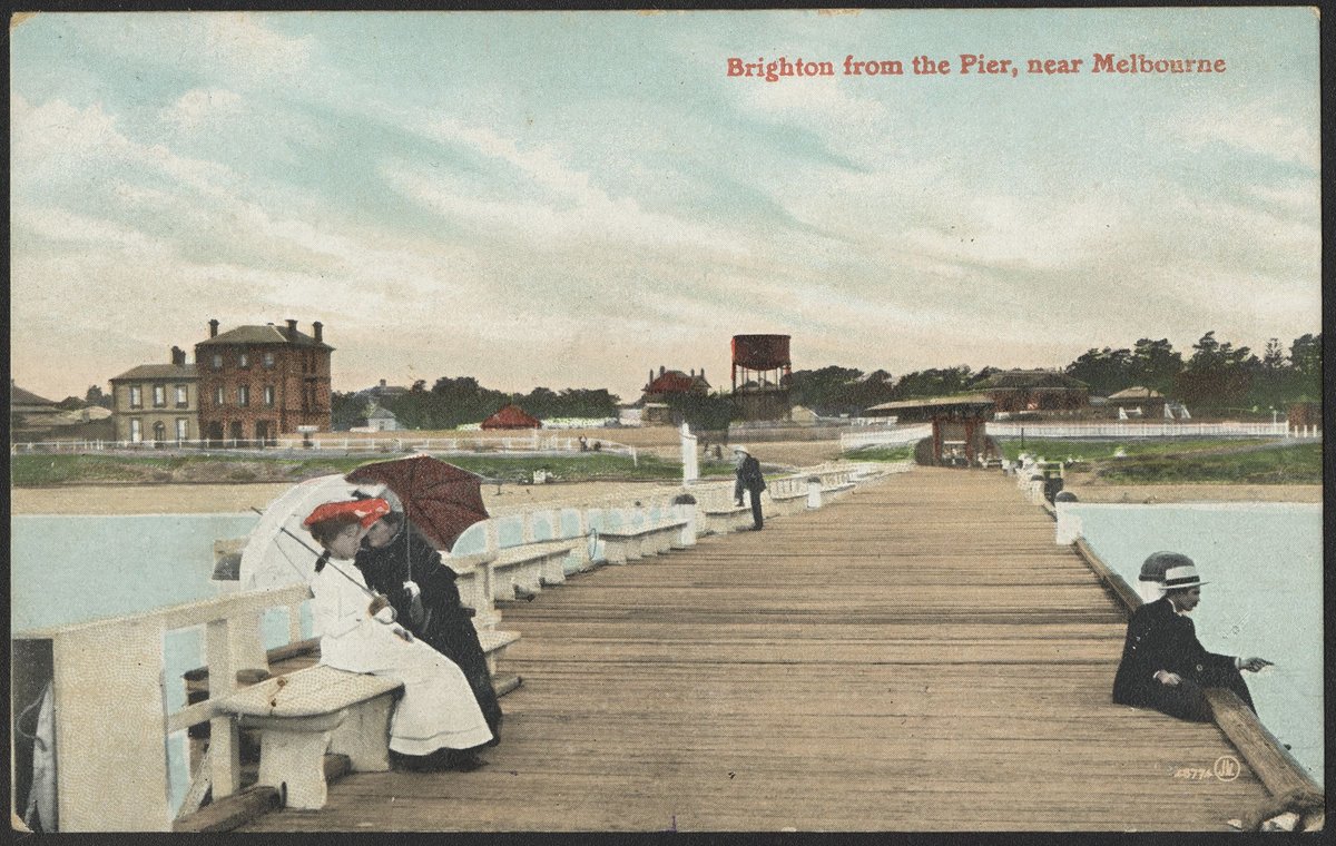 Brighton from the Pier, near Melbourne (c. 1906)