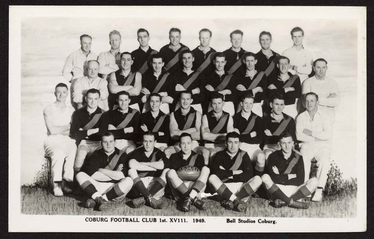 COBURG FOOTBALL CLUB 1st XVIII. 1949.k picture (c. 1949)