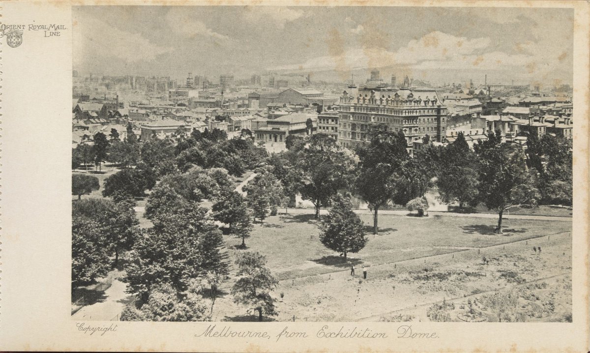Melbourne, from Exhibition Dome (1902–10)