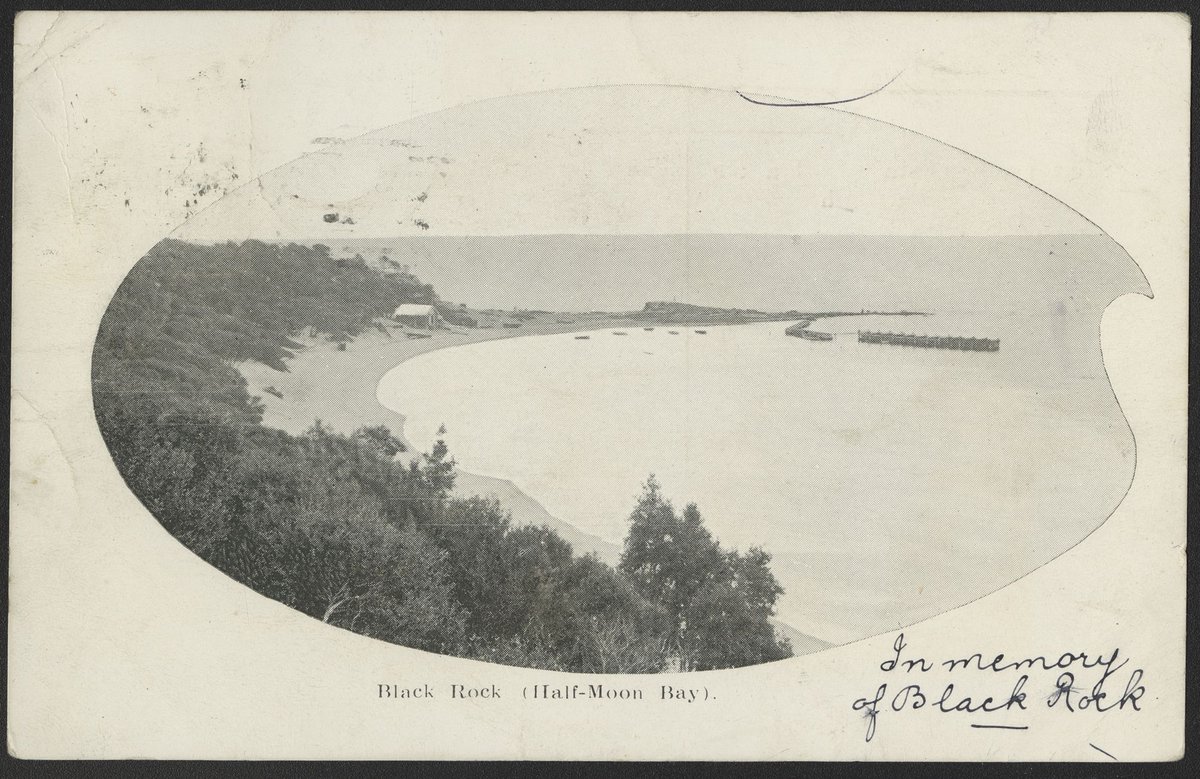 Black rock (Half-Moon Bay) (c. 1905)