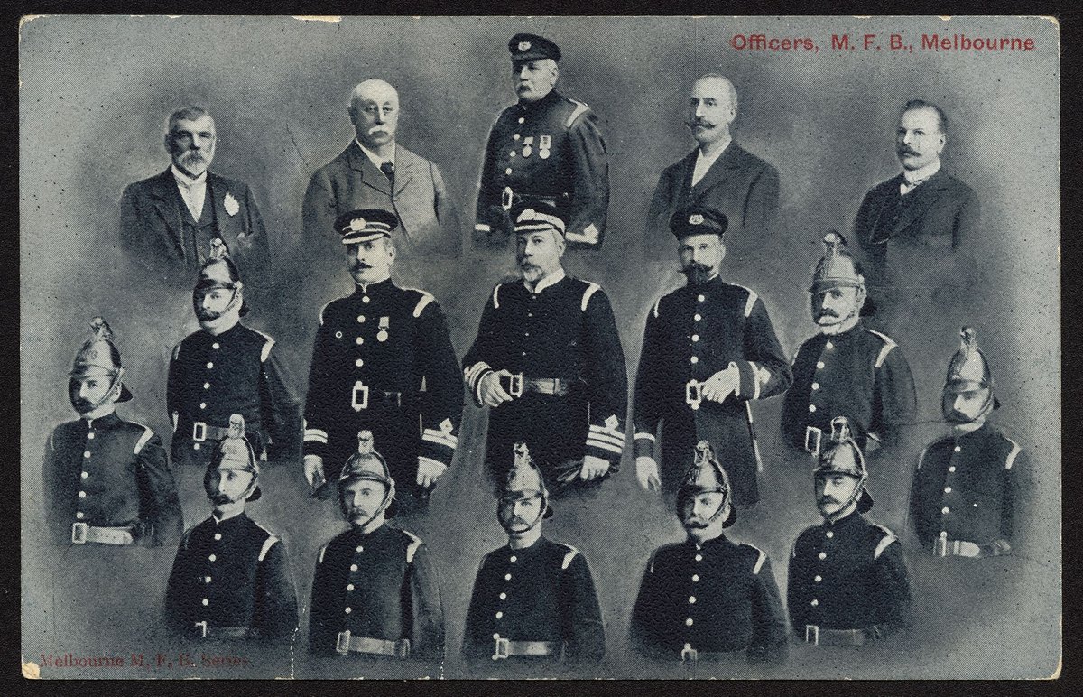 Officers, M.F.B; Melbourne (c. 1908)