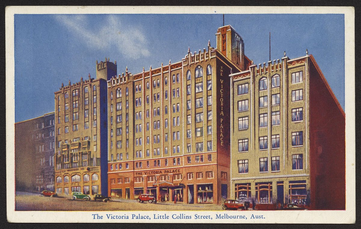 The Victoria Palace, Little Collins Street, Melbourne, Aust, Melbourne City (c. 1938)