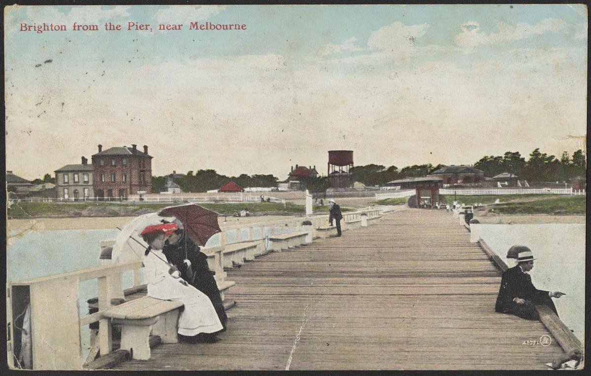 Brighton from the Pier, near Melbourne (c. 1906)