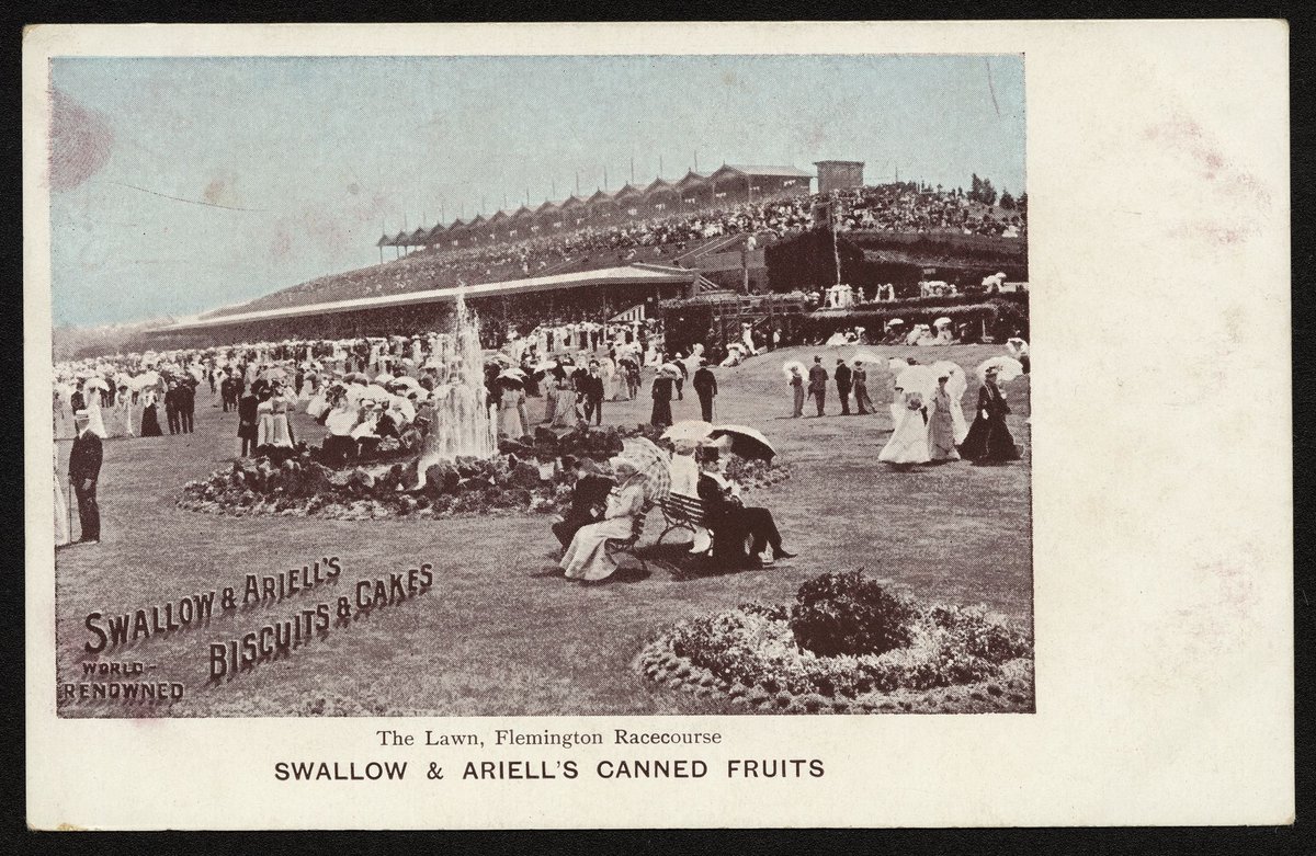 The Lawn, Flemington Racecourse (c. 1903)
