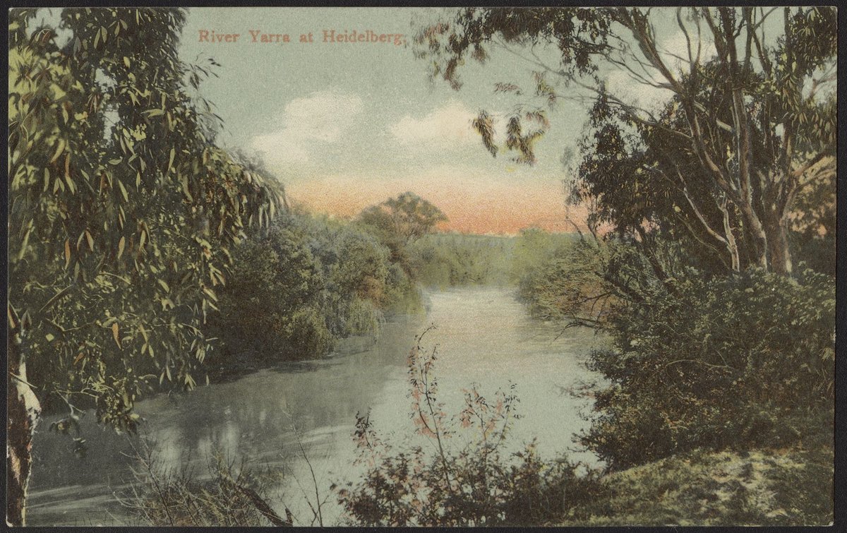 River Yarra at Heidelberg (c. 1906)