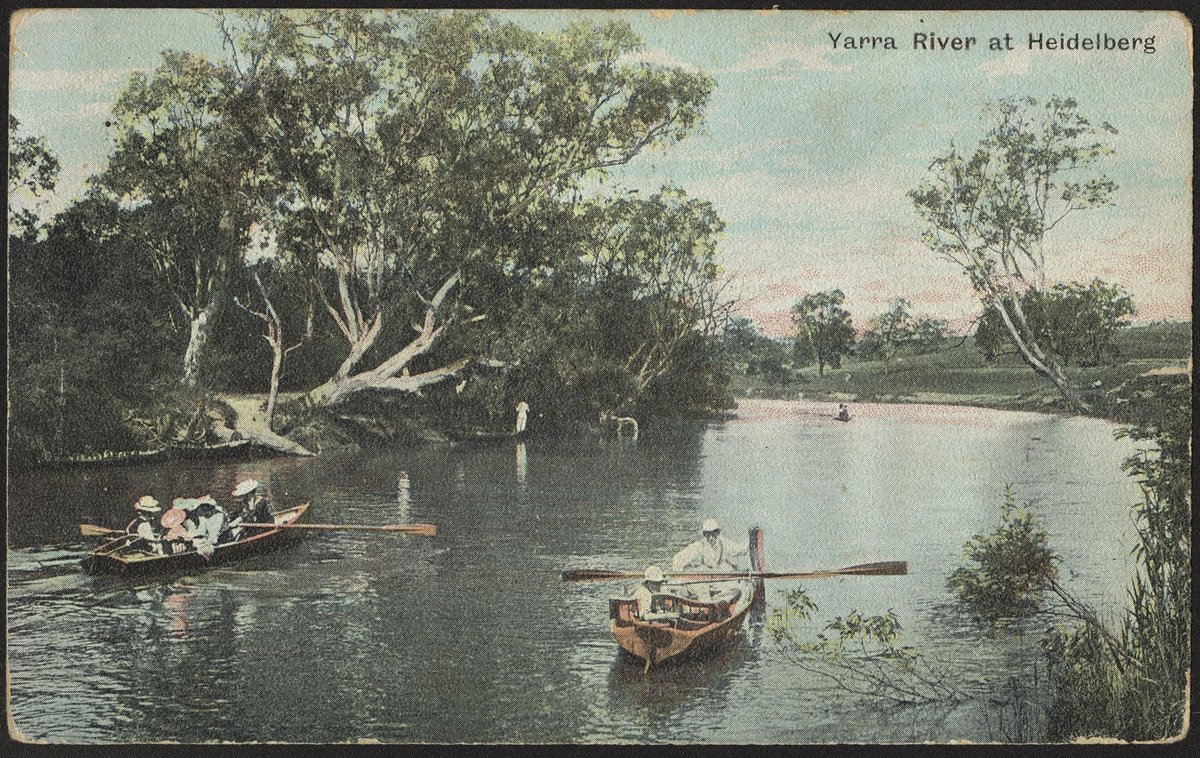 Yarra River at Heidelberg (1908?)