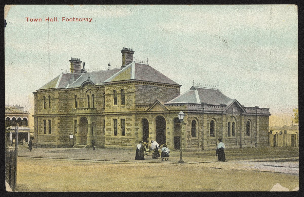 Town Hall, Footscray (c. 1906)