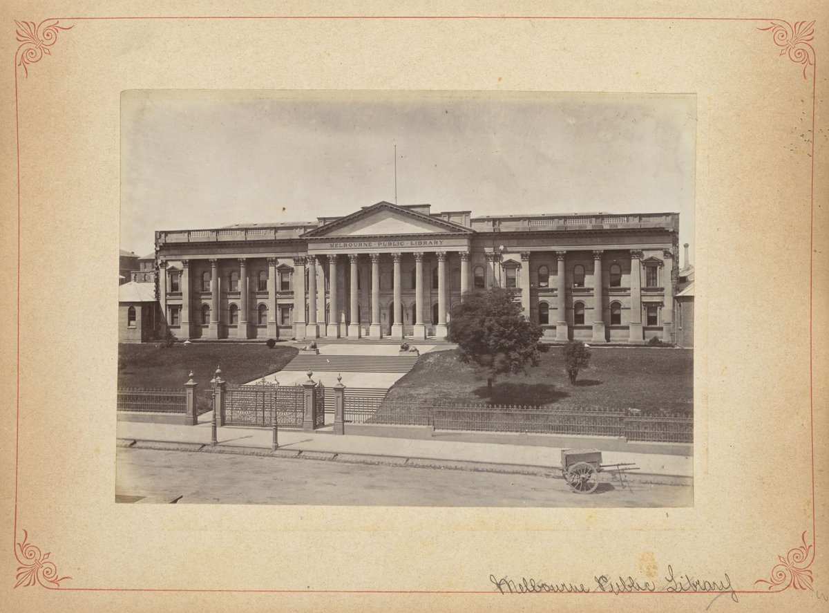 Melbourne Public Library, Melbourne City (c. 1880)