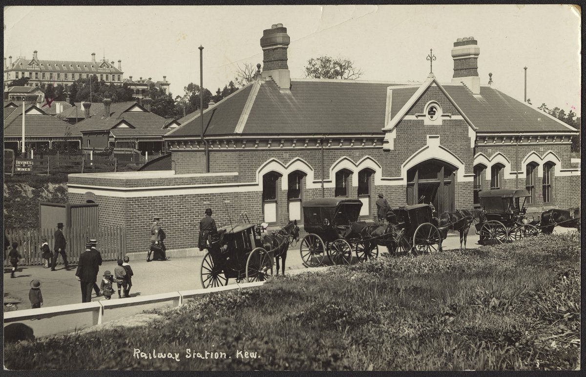 Railway Station. Kew (1912?)