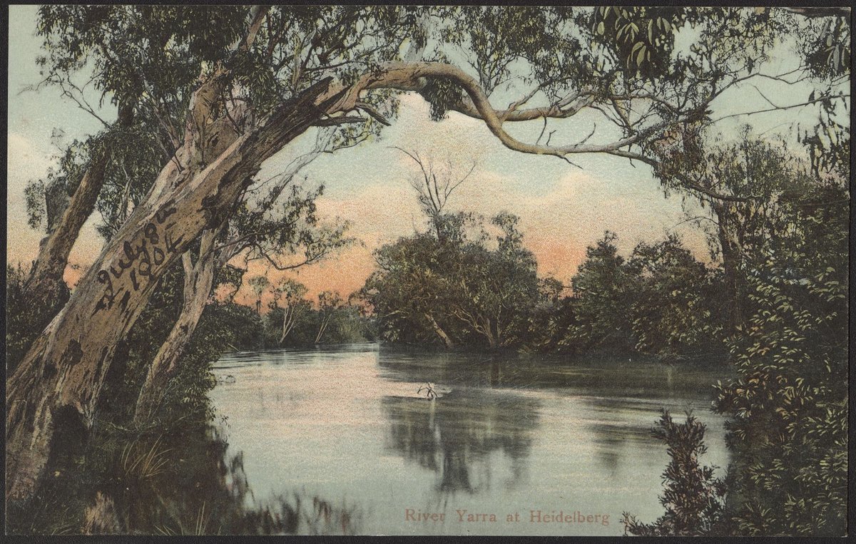 River Yarra at Heidelberg (c. 1906)