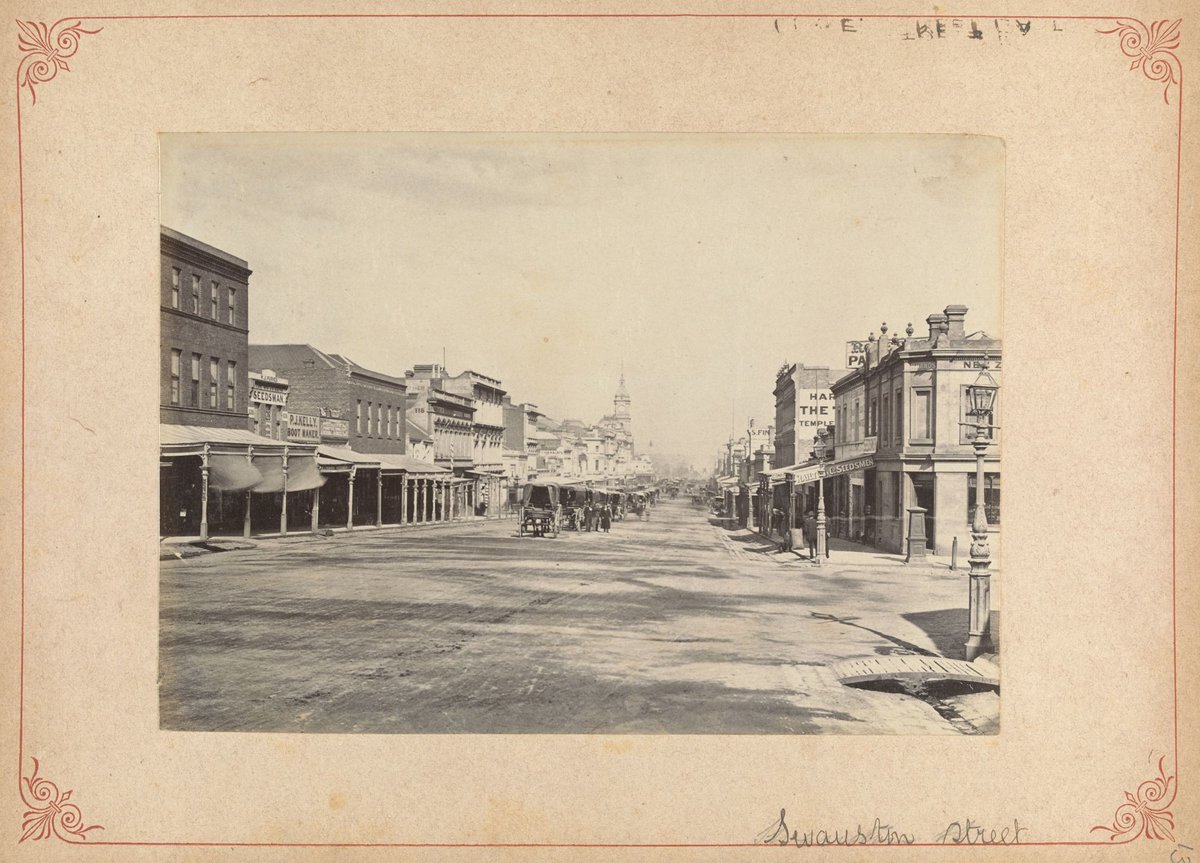 Swanston Street, Melbourne City (c. 1880)