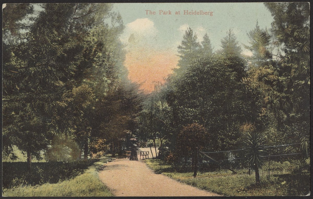 The Park at Heidelberg (1906?)