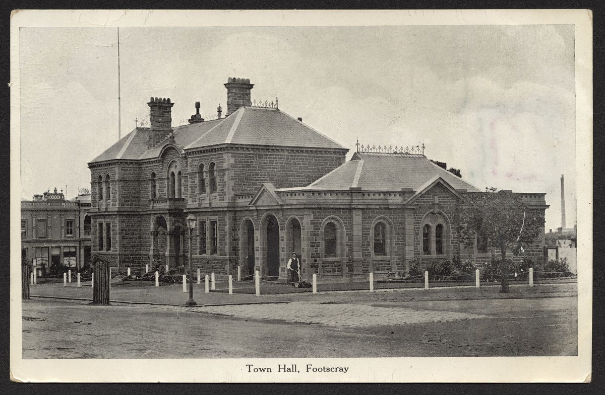 Town Hall, Footscray (c. 1911)