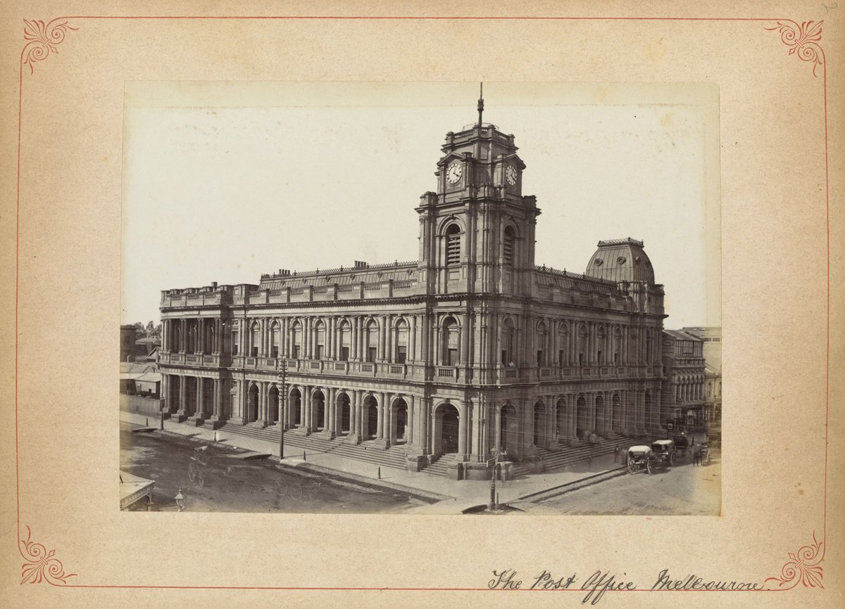 The Post Office Melbourne (c. 1880)