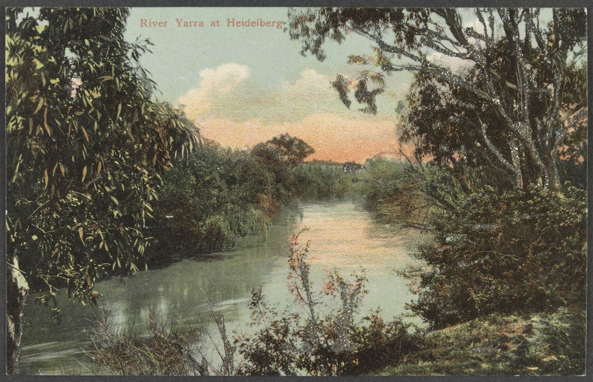 River Yarra at Heidelberg (c. 1906)