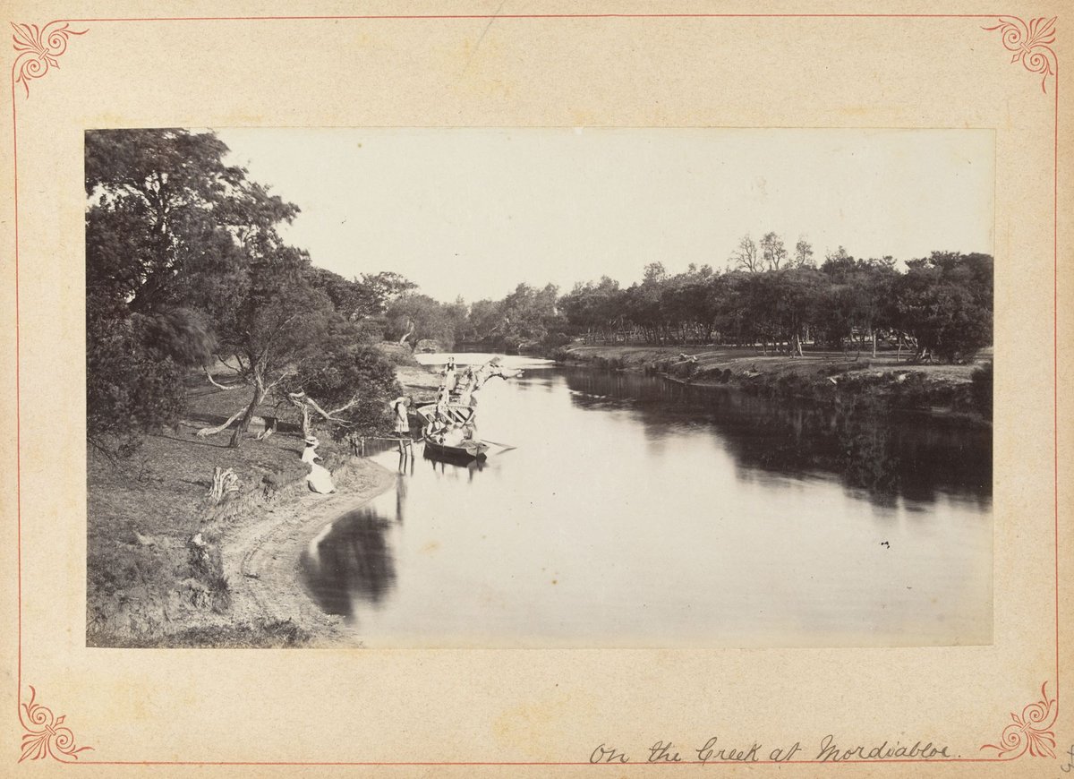 On the Creek at Mordiabloc [i.e. Mordialloc] (c. 1880)