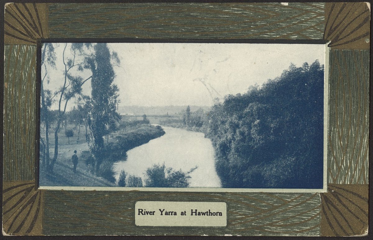 River Yarra at Hawthorn (1909?)
