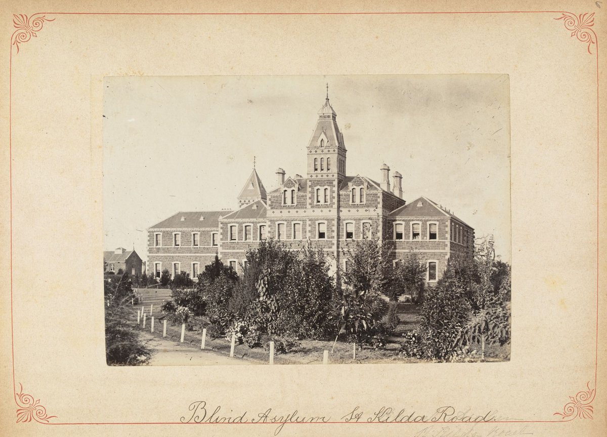 Blind Asylum St Kilda Road, Melbourne City (c. 1880)