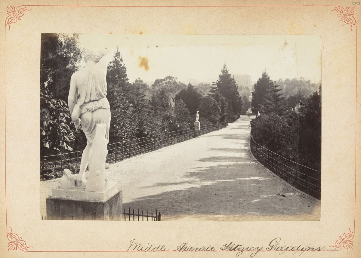 Middle Avenue Fitzroy Gardens, East Melbourne (c. 1880)