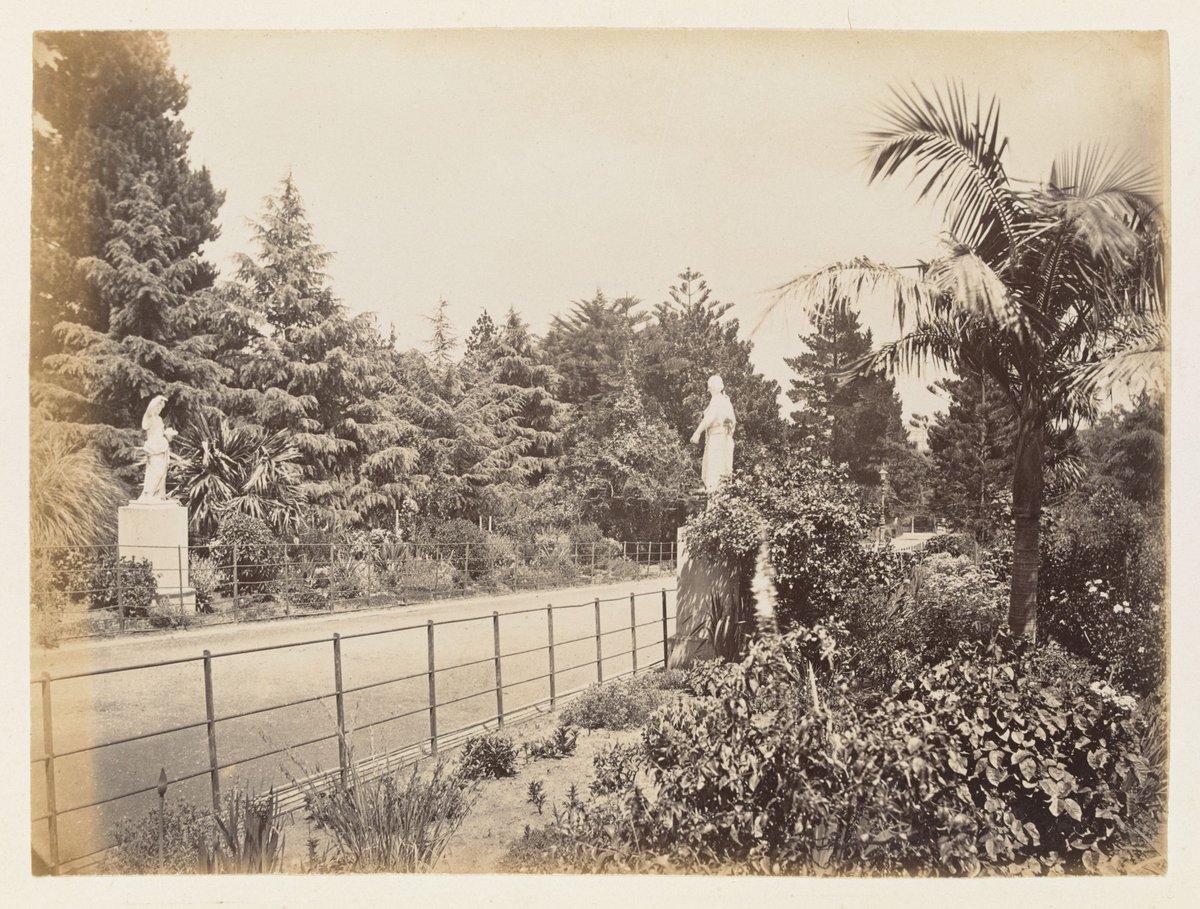 Scene in the Fitzroy Gardens, East Melbourne (c. 1883)