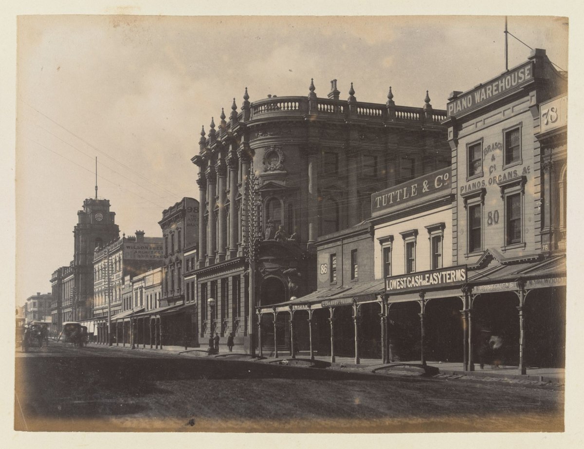Elizabeth Street, Melbourne City (c. 1883)