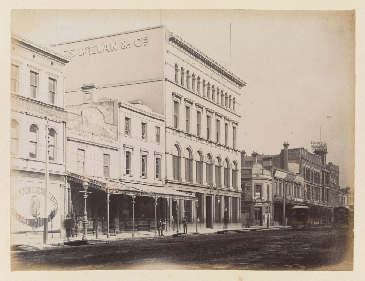 McEwan & Co. Elizabeth Street, Melbourne City (c. 1883)
